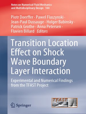 cover image of Transition Location Effect on Shock Wave Boundary Layer Interaction
